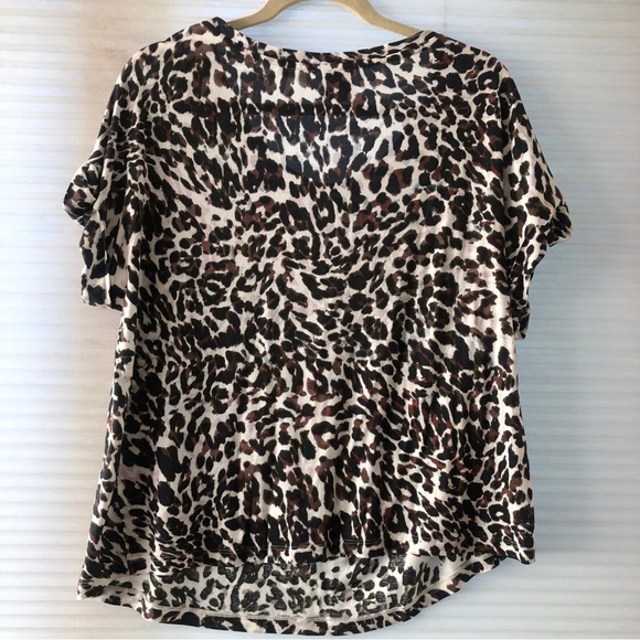 Cabi Leopard Print Shirt medium - Picture 2 of 4